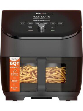 6 Qt 6-in-1 Air Fryer with ClearCook Technology - Instant Cooking & Healthy